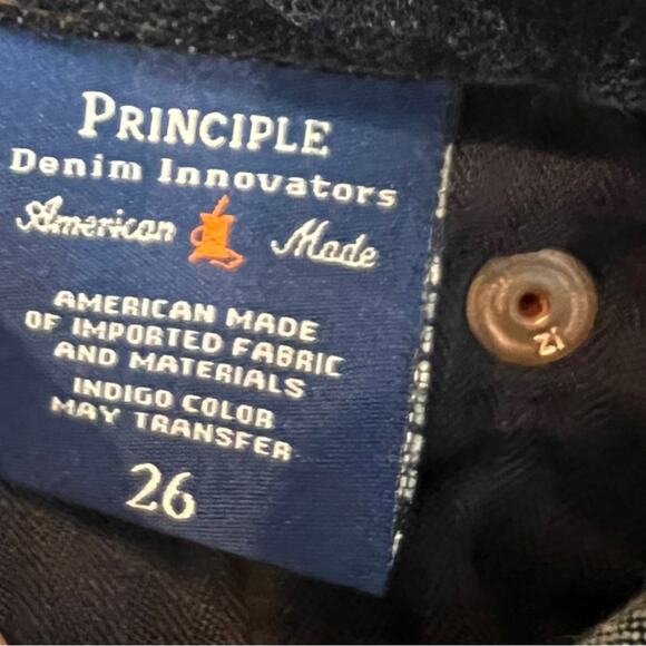 Principle Denim Optimist Ankle cropped Jeans fray raw hem - Picture 8 of 8